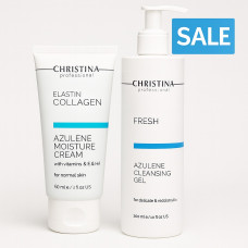 Подарунковий набір "Очищення і зволоження" для чутливої шкіри