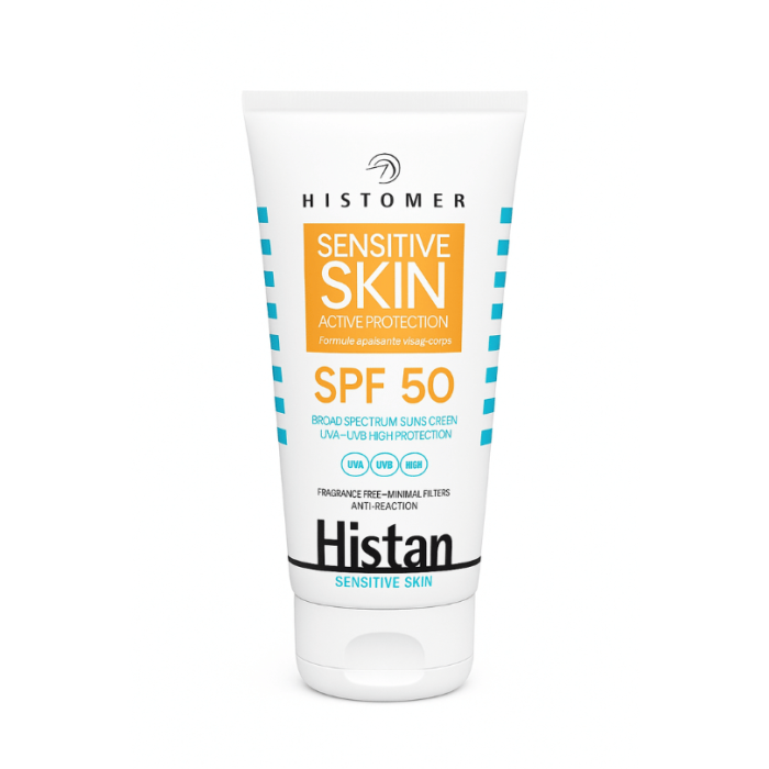 Крем Сонцезахисний для Обличчя та Тіла SPF 50 Sensitive Skin Active Protection SPF 50